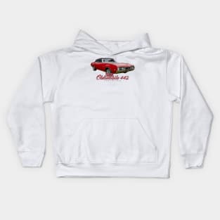 1968 Oldsmobile 442 Convertible Kids Hoodie